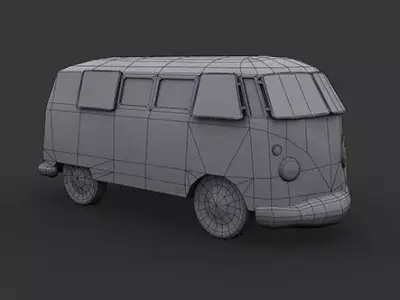 VW Kombi 3D model