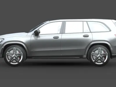 Mercedes-Benz GLS Low-poly 3D model