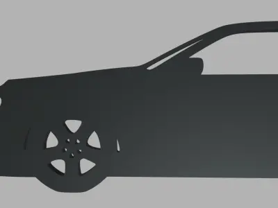 Nissan Skyline GTR R34 Key Ring 3D print model
