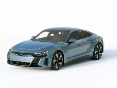Audi E-Tron GT quattro 2022 3D model