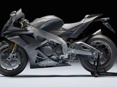 Aprilia RSV4 Factory 1100 2019 Low-poly 3D model