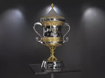 F1 Bahrain GP Award Trophy 3D model