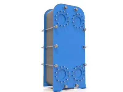 Heat exchanger 3D model