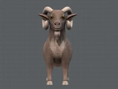 Sheep V01 Low-poly 3D model