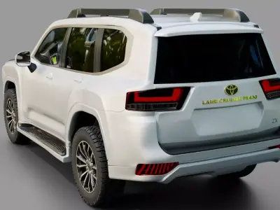 Toyota Landcruiser Prado ZX Rigged 3D model