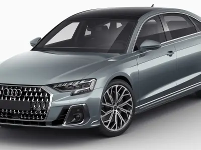Audi A8 and A8L 2022 3D model