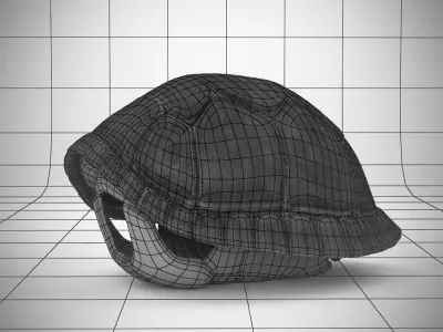 Turtle gray shell Mock-up 3d Model 3D model