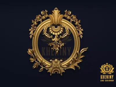 Classic decor ornament v-3D model 26 3D model