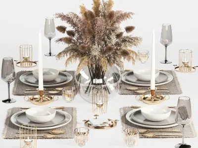 tableware set23 3D model