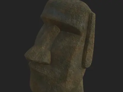 Moai Stature 3D model