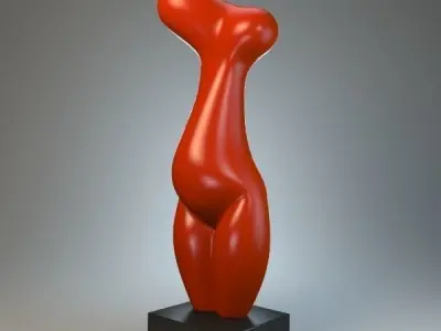 Yin Sculpture 3D model