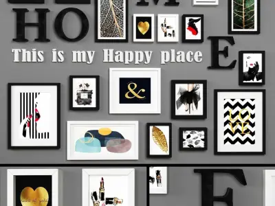 Decorative set08 3D model