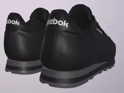 REEBOK CLASSIC SHOES PBR Low-poly 3D model