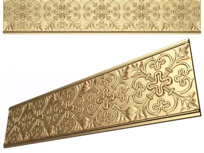 Ornament Element Molding 05 Low-poly 3D model