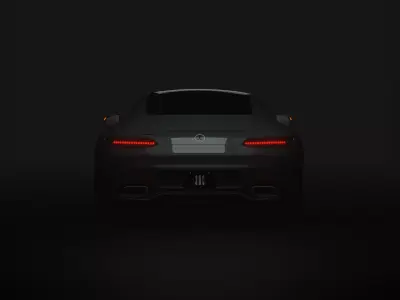 Mercedes Benz- AMG GT 2016 3D model