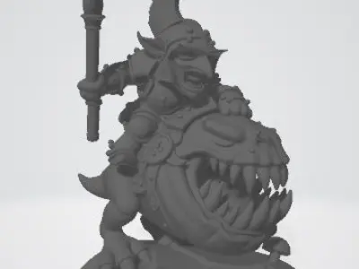 Moonboss from the world of Warhammer 3D print model