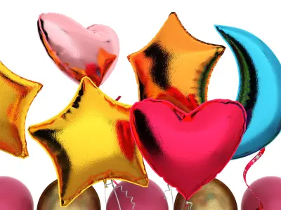 balloon Low-poly 3D model