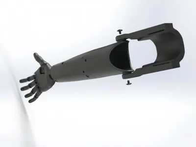 prosthetic arm 3D print model