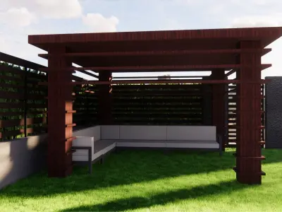pergola 3D model
