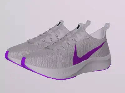 NIKE RUNNING SHOES PBR Low-poly 3D model