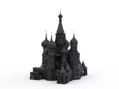 Saint Basil Cathedral - Moscow 3D print model