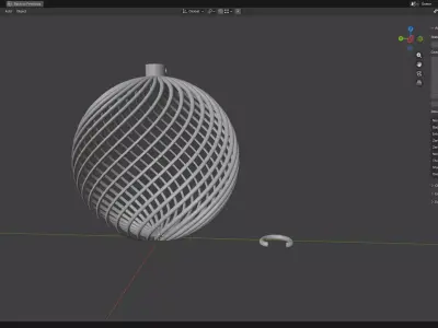 Christmas Bauble 02 3D print model