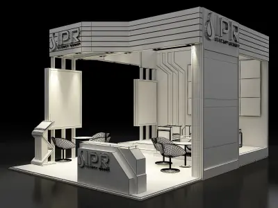 Booth Exhibition Stand a316 3D model