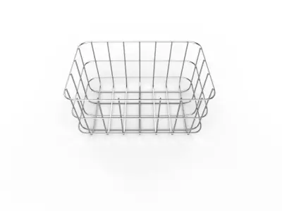 Wire Bin M04 Low-poly 3D model