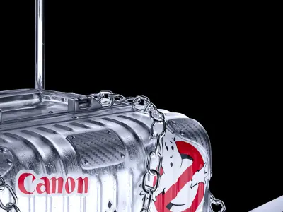 HighPoly Branded Suitcase 3D Scene Realistic Luggage  3D model