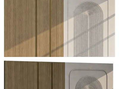 3d wall panel 01 3D model