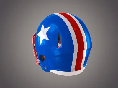 Football Helmet 3D model