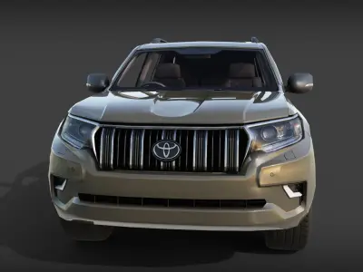 toyota landcruiser prado Low-poly 3D model