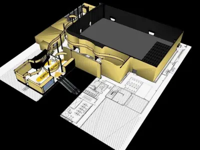 GMM LIVE HOUSE HALL CENTRAL WORLD THAILAND 3D model