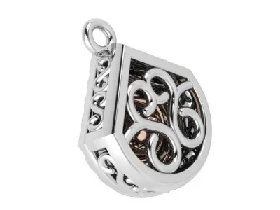 Fashion Diamond Pendant 3400 3D print model