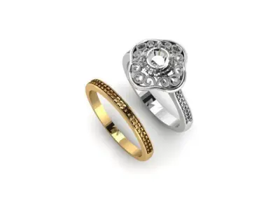 Wedding  Ring Free Ready To Print Free 3D print model