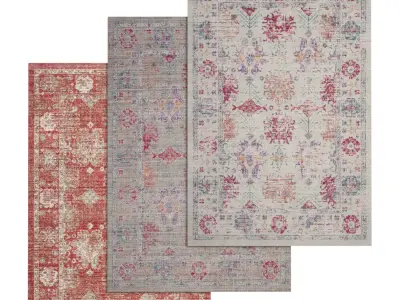 Rug Set 518 3D model
