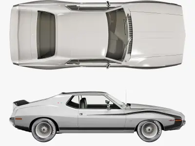 AMC AMX pierre cardin-1973 3D model