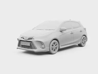 Toyota Yaris Hatchback 2023 3D model