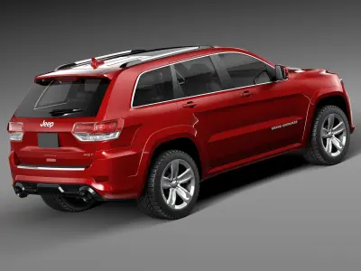 Jeep Grand Cherokee SRT 2014 3D model