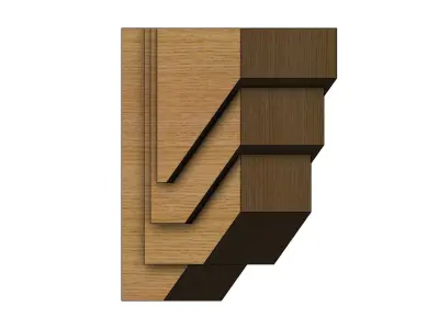 Contemporary New york  style corbel  3D print model