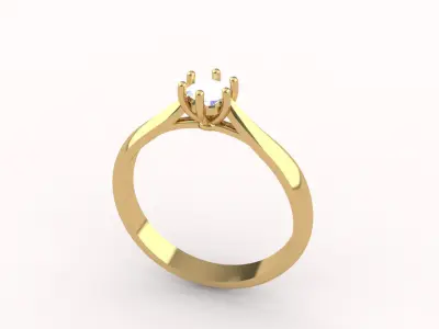 Ring width gem 3D print model
