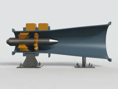 Hydro Power Plant 3D model