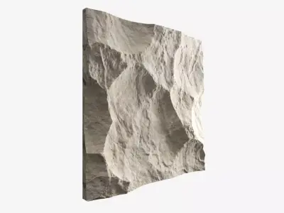 482-RockPanel sandstone wall art 3D model