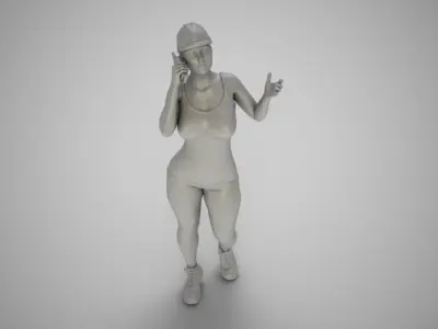 Engineer Woman 3D print model