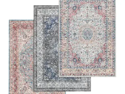 Rug Set 1283 3D model