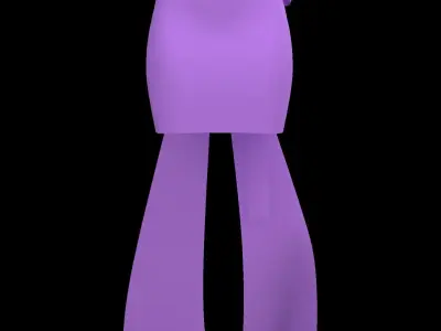 Bow skirt 3D model