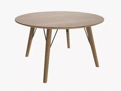 Coffee table Helena round 01 3D model