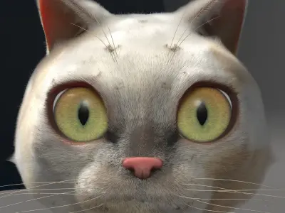 Real and Mythical Cat Eyes 3D model