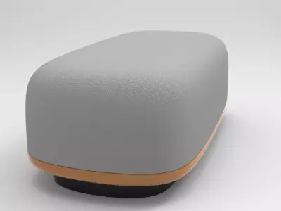 Kua Sofa Low-poly 3D model
