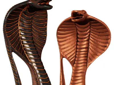 Cobra figurine 3D model